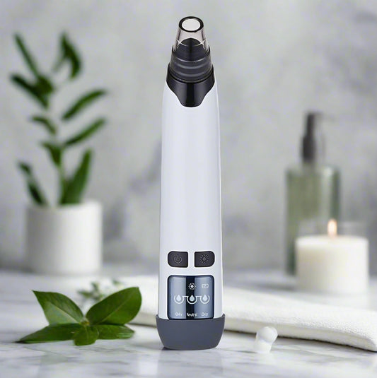 LuxSkin™ – Borttagare av pormaskar med värme och justerbar sugkraft